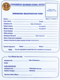 admission Form